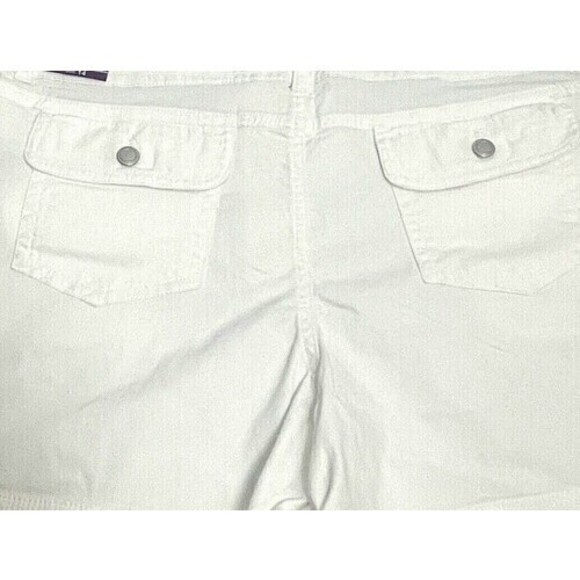 Dakota Blue Womens Mid Rise Soft Stretch Flat Front Shorts Size-16 - Picture 2 of 3